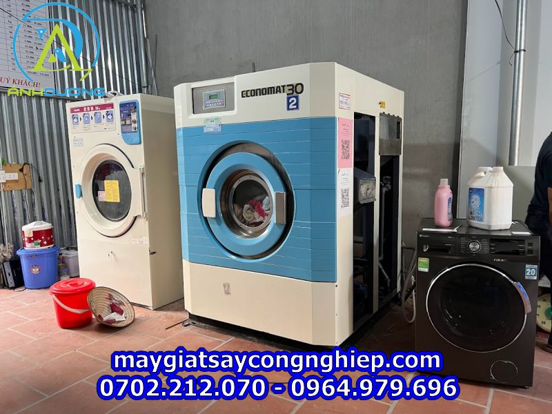 Lắp đặt máy giặt công nghiệp tại Diễn Châu